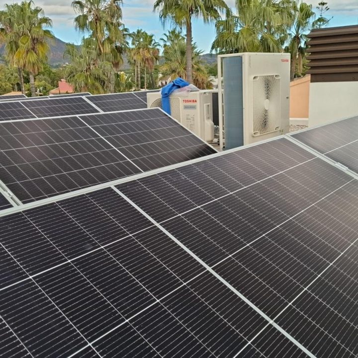 instalacion completa paneles