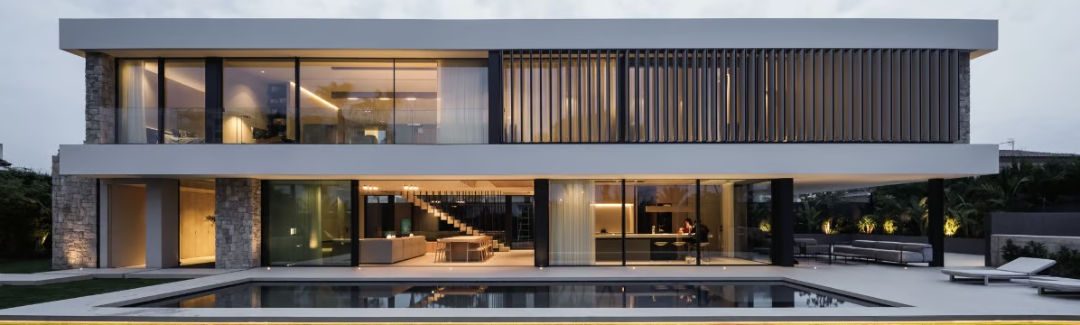 panoramica iluminacion chalet